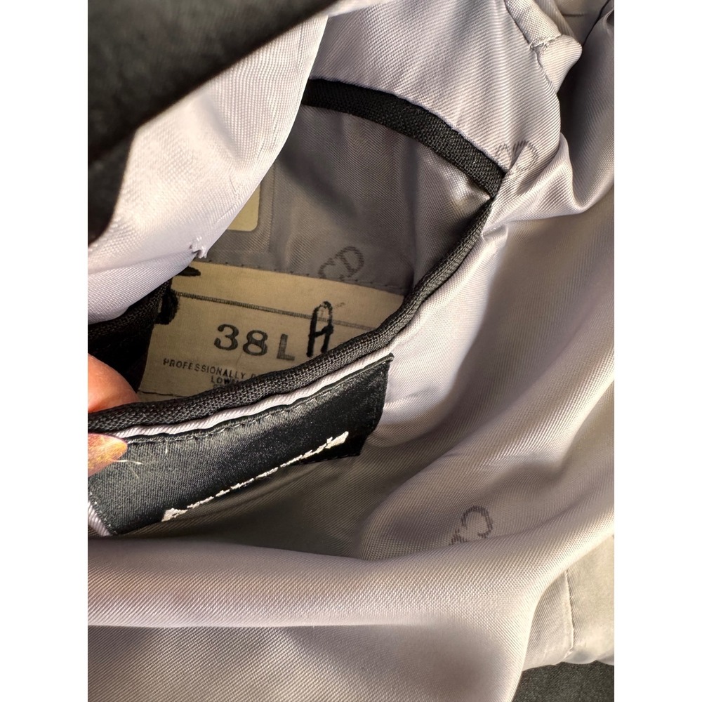 VTG 38L Christian Dior Monsieur Black Tailcoat Tuxedo Jacket Formal Evening Wear - Picture 9 of 10